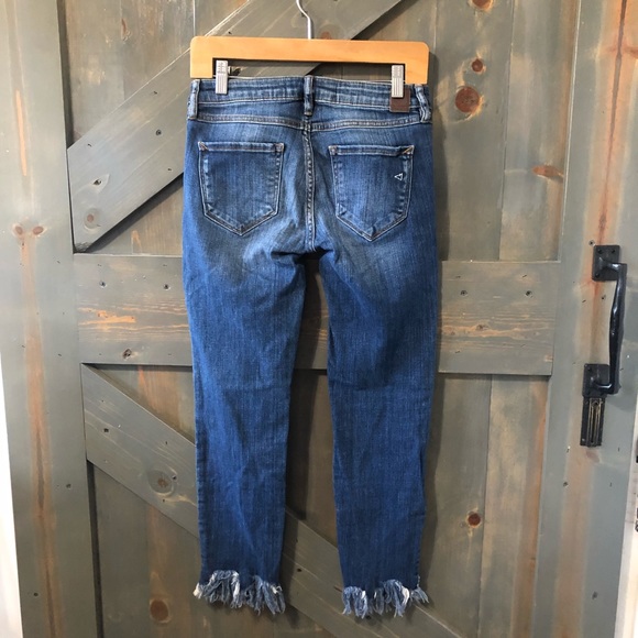 Hidden Jeans Frayed Ankle Jeans Size 27 - Picture 4 of 8